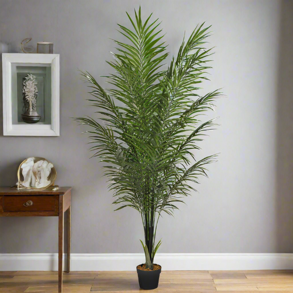 Artificial Areca Palm Black Trunks 190 cm