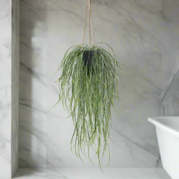 Artificial Hanging Potted Plant (Willow Leaf) 66cm UV Resistant2