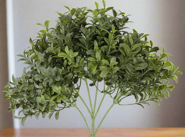 Dense Artificial Buxus Foliage 30cm UV Resistant