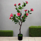 Flowering Natural Pink Artificial Camellia Tree 100m 2