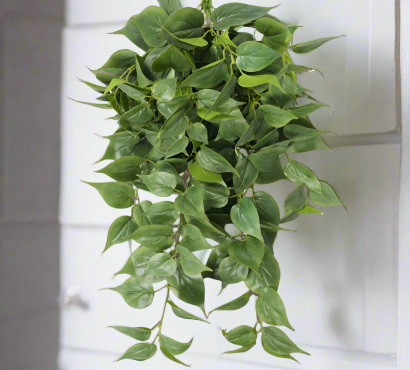 Nearly Natural Artificial Philodendron Hanging Bush 75cm3