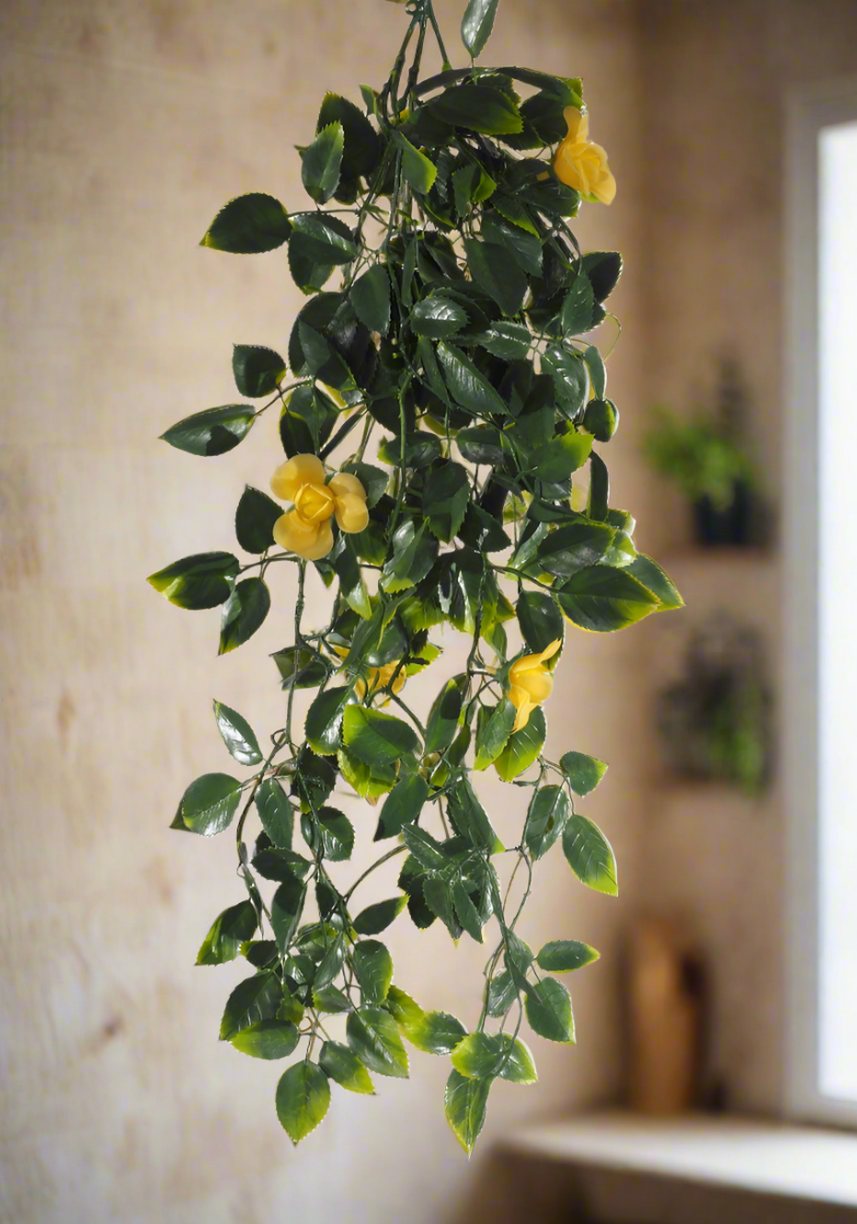 Yellow Mixed Hanging Foliage UV 60cm3