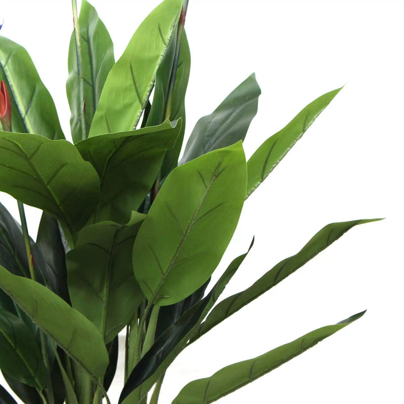 Artificial Bird Of Paradise Plant 150cm (Red Flowers)4