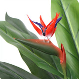Artificial Bird Of Paradise Plant 150cm (Red Flowers)8