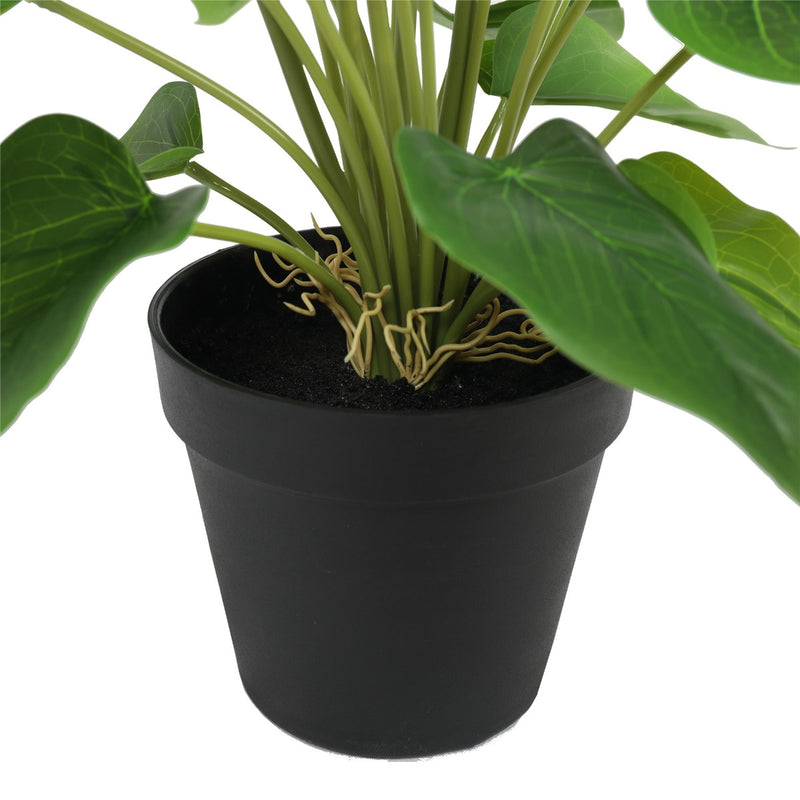 Artificial Flowering White & Pink Peace Lily / Calla Lily Plant 50cm4