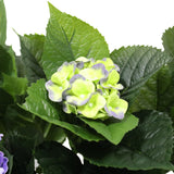 Artificial Hydrangea 74cm - Mixed Purples And Yellows3