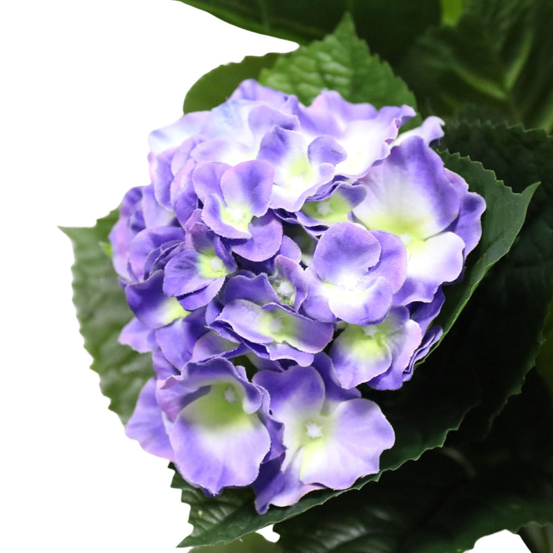 Artificial Hydrangea 74cm - Mixed Purples And Yellows4