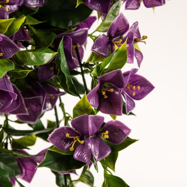Hanging Artificial Bougainvillea Plant Purple UV Resistant 90cm3