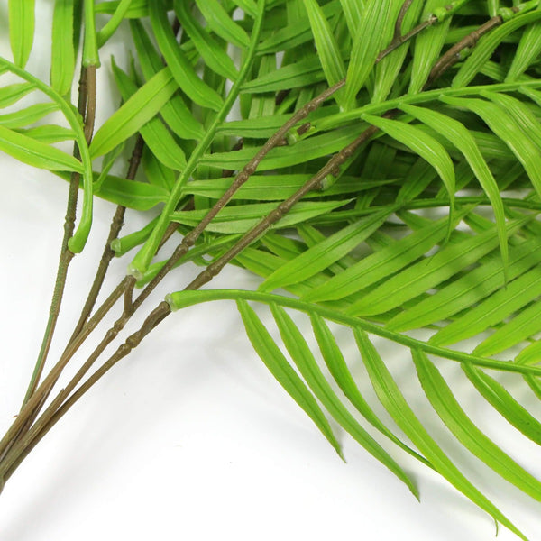 Hanging Fresh Green Bamboo Leaf Fern UV Resistant 80cm2
