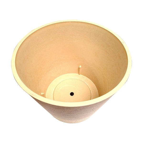 Imitation Stone (White / Cream) Pot 