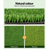 Primeturf Artificial Grass 2mx5m 17mm Synthetic Fake Lawn Turf Plant Plastic Olive5