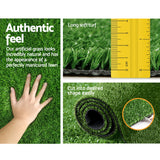 Primeturf Artificial Grass 2mx5m 17mm Synthetic Fake Lawn Turf Plant Plastic Olive7