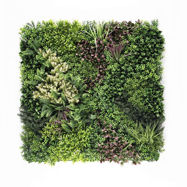 1 SQM Artificial Plant Wall Grass Panels Vertical Garden Foliage Tile Fence 1X1M